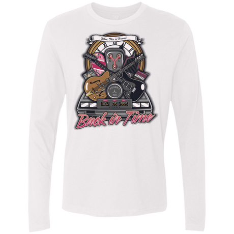 T-Shirts White / Small Back in time Men's Premium Long Sleeve