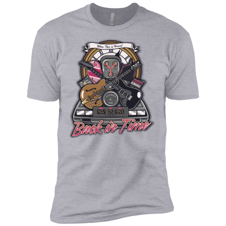 T-Shirts Heather Grey / X-Small Back in time Men's Premium T-Shirt