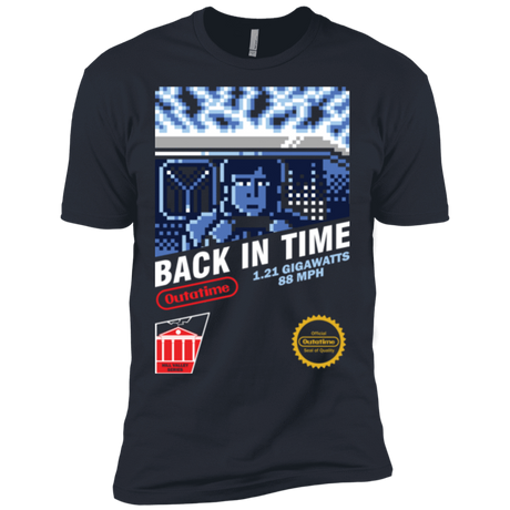 T-Shirts Indigo / X-Small Back In Time Men's Premium T-Shirt