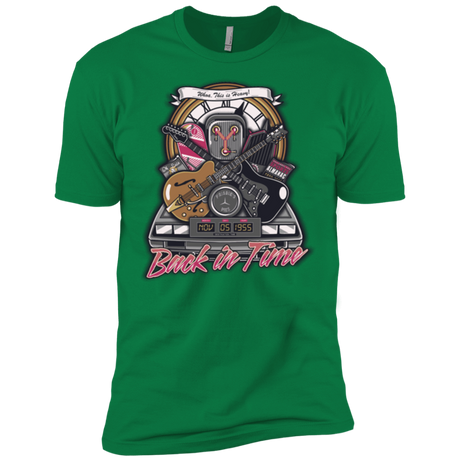 T-Shirts Kelly Green / X-Small Back in time Men's Premium T-Shirt