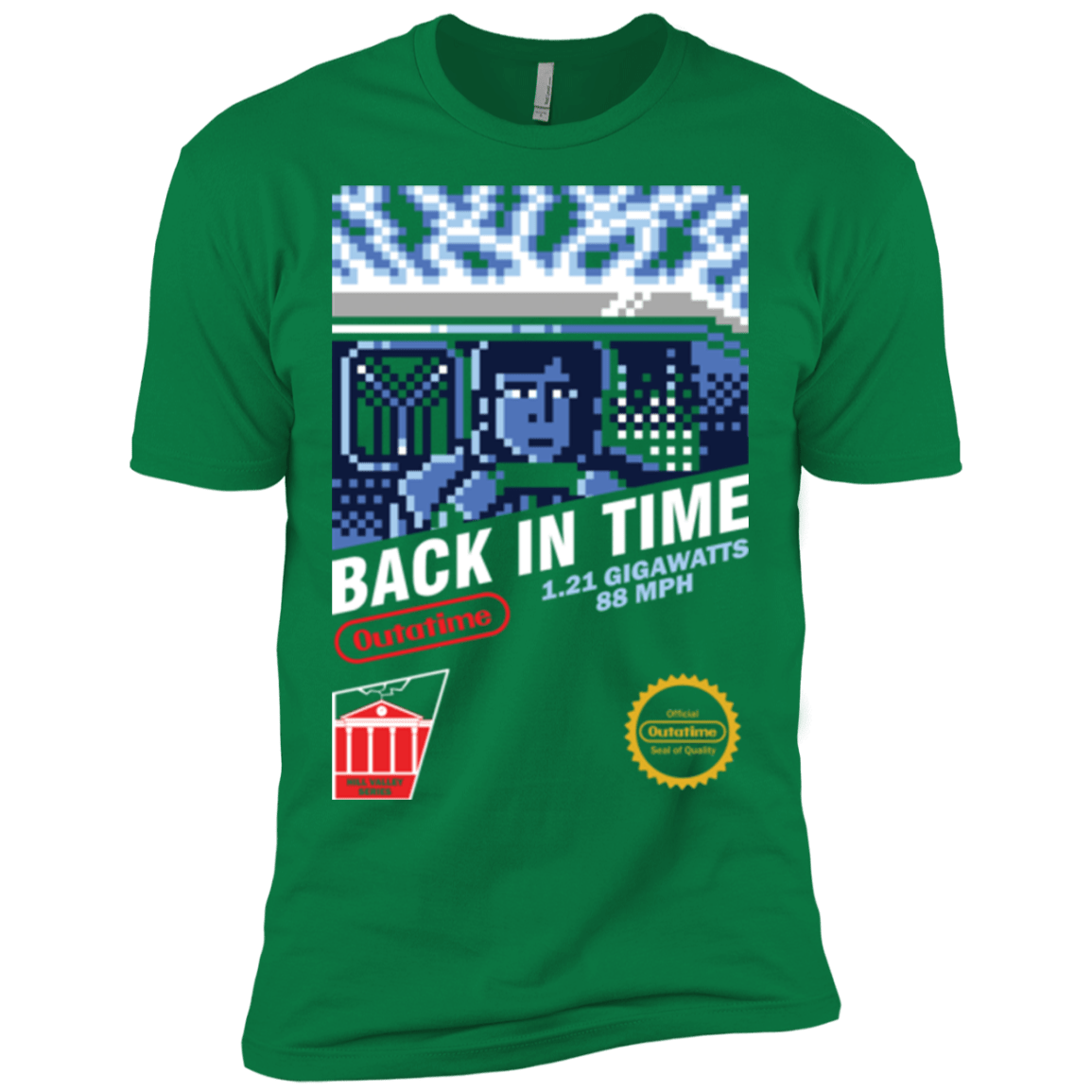 T-Shirts Kelly Green / X-Small Back In Time Men's Premium T-Shirt