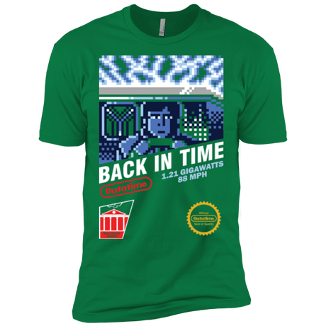 T-Shirts Kelly Green / X-Small Back In Time Men's Premium T-Shirt