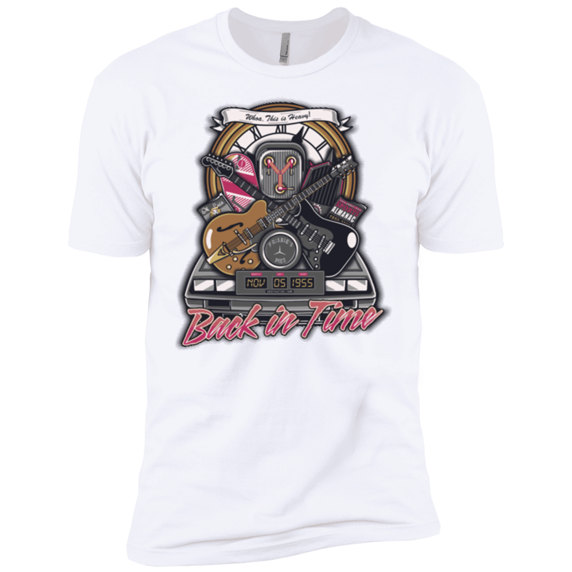 T-Shirts White / X-Small Back in time Men's Premium T-Shirt