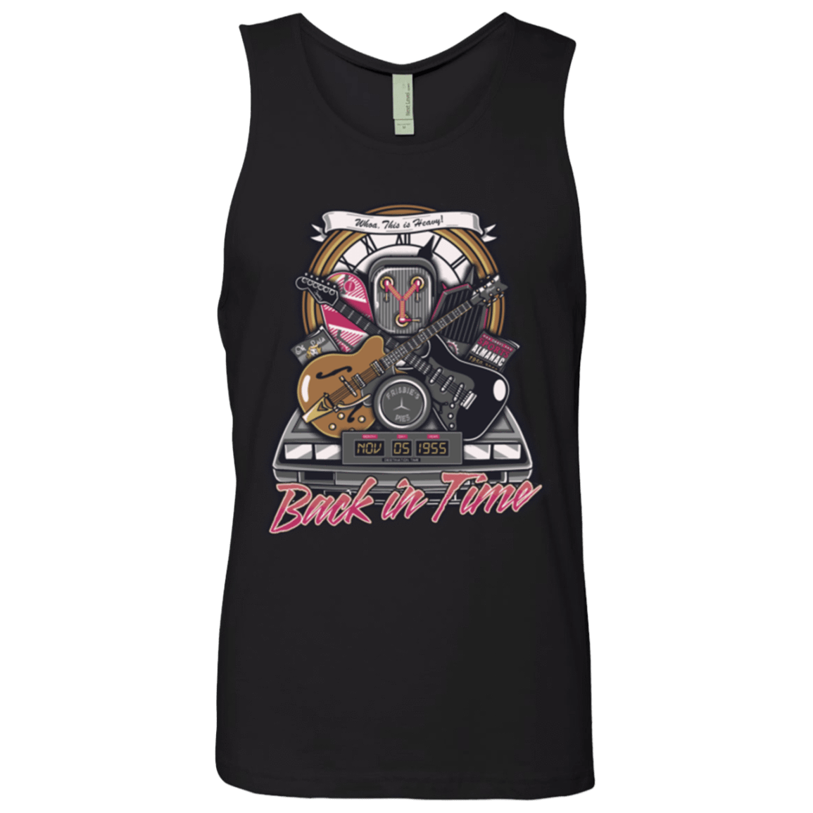 T-Shirts Black / Small Back in time Men's Premium Tank Top