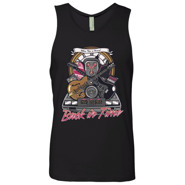 T-Shirts Black / Small Back in time Men's Premium Tank Top