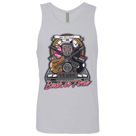 T-Shirts Heather Grey / Small Back in time Men's Premium Tank Top