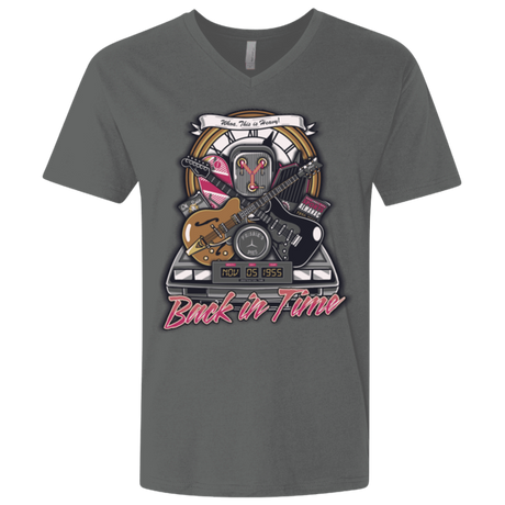 T-Shirts Heavy Metal / X-Small Back in time Men's Premium V-Neck