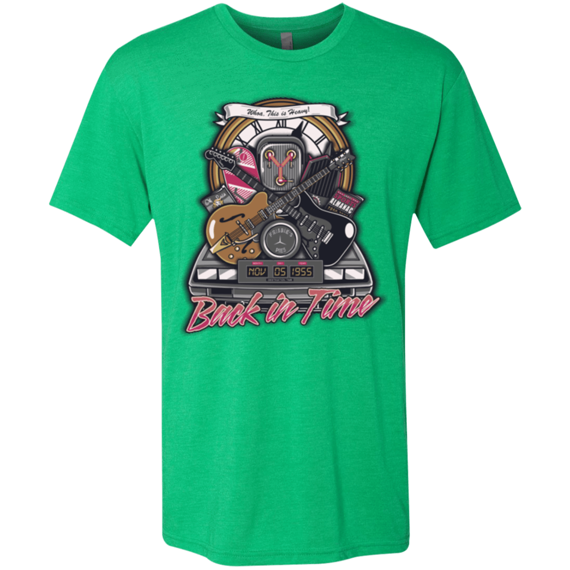 T-Shirts Envy / Small Back in time Men's Triblend T-Shirt