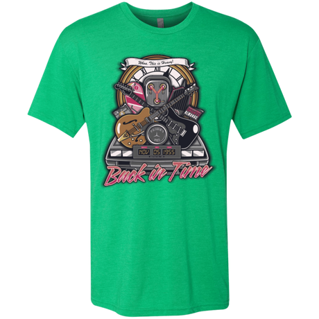 T-Shirts Envy / Small Back in time Men's Triblend T-Shirt