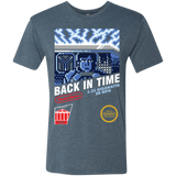 T-Shirts Indigo / Small Back In Time Men's Triblend T-Shirt