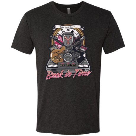 T-Shirts Vintage Black / Small Back in time Men's Triblend T-Shirt
