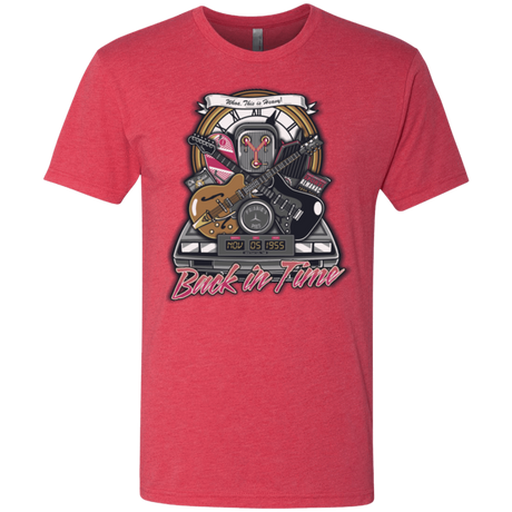 T-Shirts Vintage Red / Small Back in time Men's Triblend T-Shirt