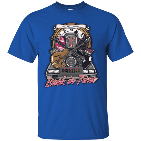 T-Shirts Royal / Small Back in time T-Shirt
