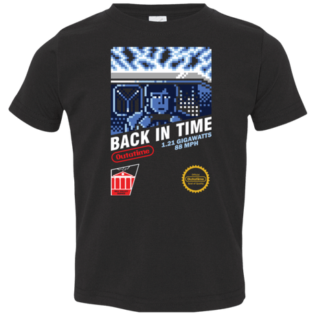 T-Shirts Black / 2T Back In Time Toddler Premium T-Shirt