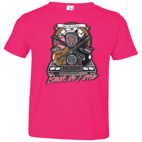 T-Shirts Hot Pink / 2T Back in time Toddler Premium T-Shirt