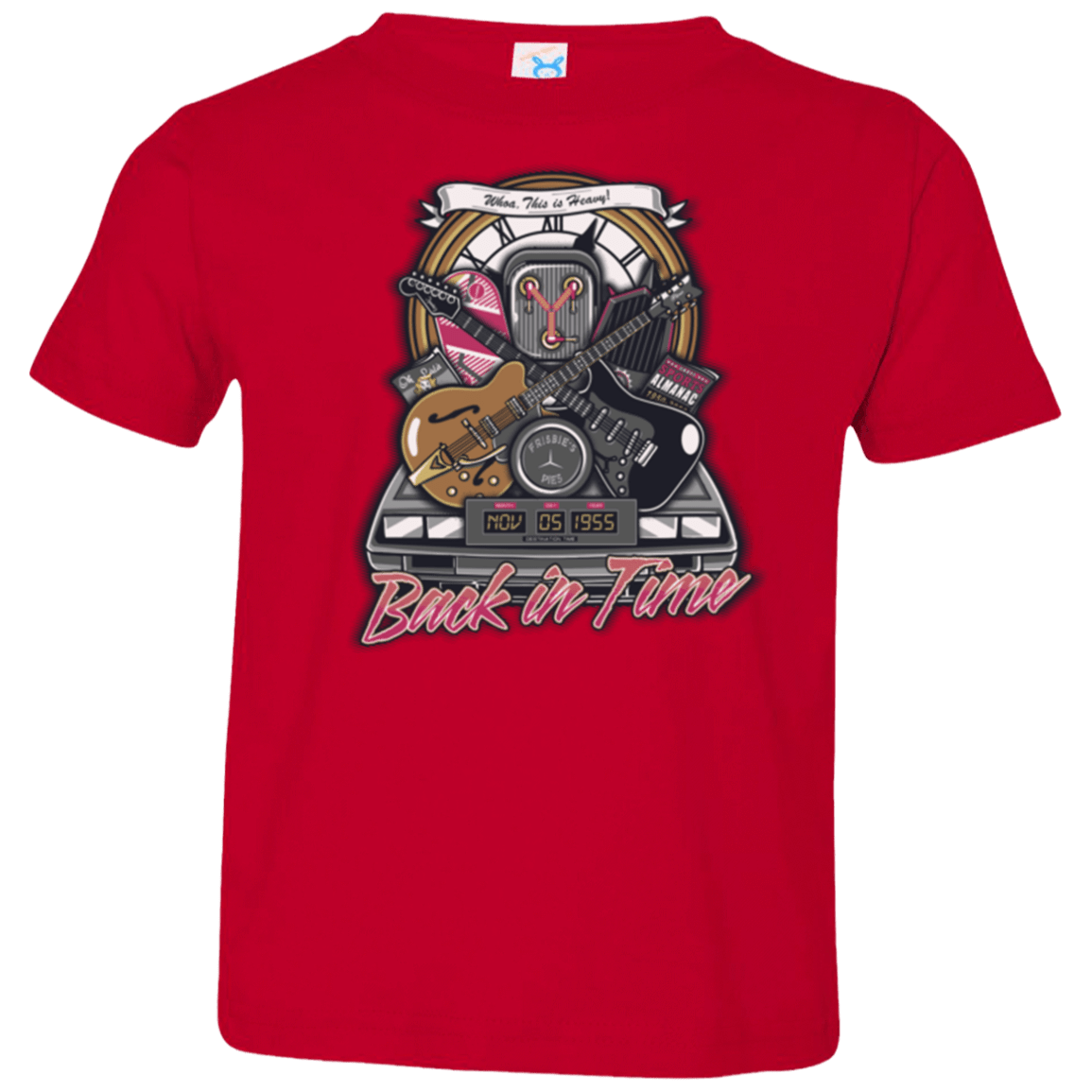 T-Shirts Red / 2T Back in time Toddler Premium T-Shirt