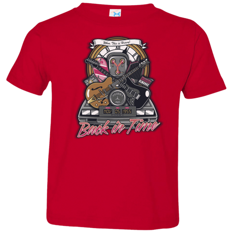 T-Shirts Red / 2T Back in time Toddler Premium T-Shirt