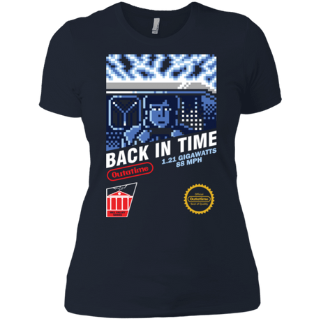 T-Shirts Midnight Navy / X-Small Back In Time Women's Premium T-Shirt