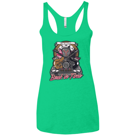 T-Shirts Envy / X-Small Back in time Women's Triblend Racerback Tank