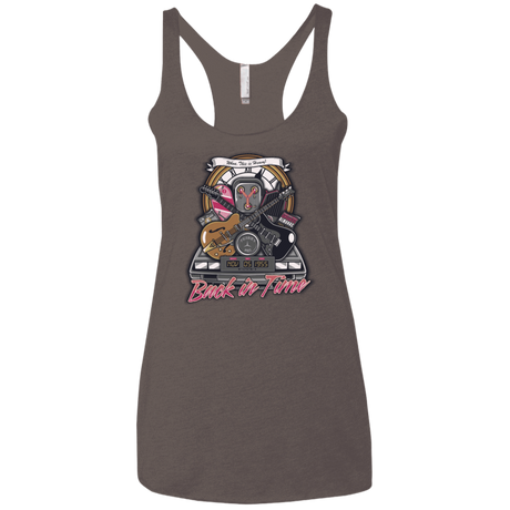 T-Shirts Macchiato / X-Small Back in time Women's Triblend Racerback Tank