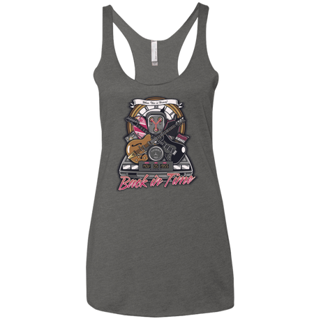 T-Shirts Premium Heather / X-Small Back in time Women's Triblend Racerback Tank
