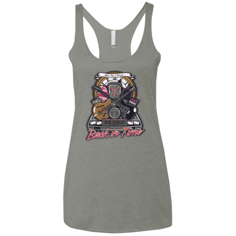 T-Shirts Venetian Grey / X-Small Back in time Women's Triblend Racerback Tank