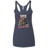 T-Shirts Vintage Navy / X-Small Back in time Women's Triblend Racerback Tank