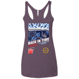 T-Shirts Vintage Purple / X-Small Back In Time Women's Triblend Racerback Tank