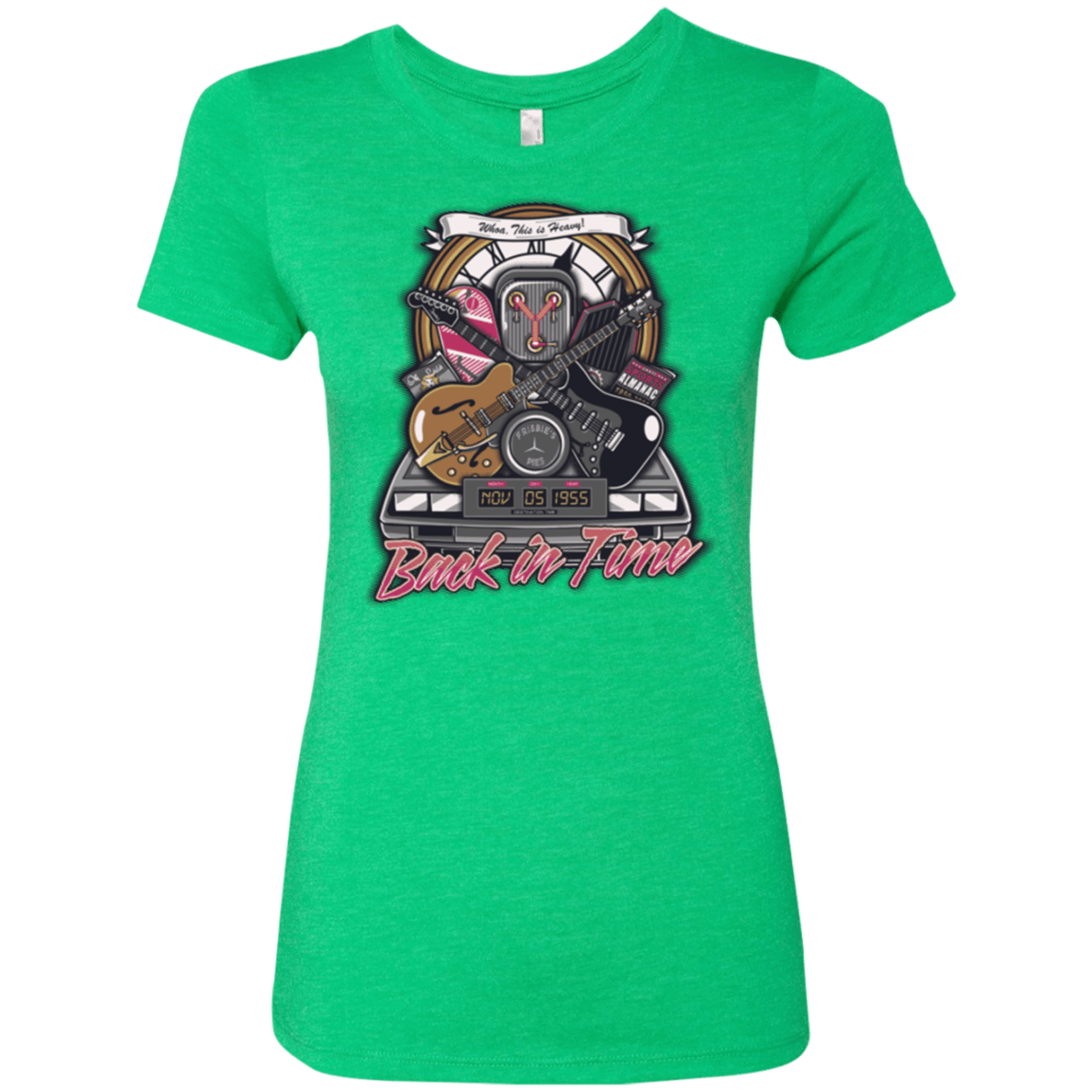 T-Shirts Envy / Small Back in time Women's Triblend T-Shirt