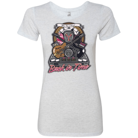 T-Shirts Heather White / Small Back in time Women's Triblend T-Shirt