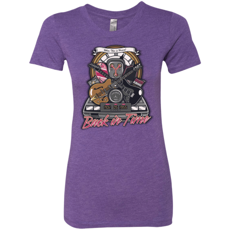 T-Shirts Purple Rush / Small Back in time Women's Triblend T-Shirt