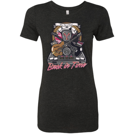 T-Shirts Vintage Black / Small Back in time Women's Triblend T-Shirt