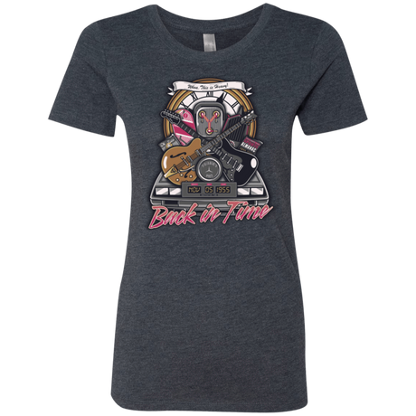 T-Shirts Vintage Navy / Small Back in time Women's Triblend T-Shirt