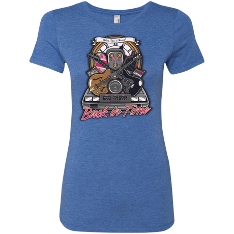 T-Shirts Vintage Royal / Small Back in time Women's Triblend T-Shirt