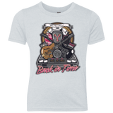 T-Shirts Heather White / YXS Back in time Youth Triblend T-Shirt