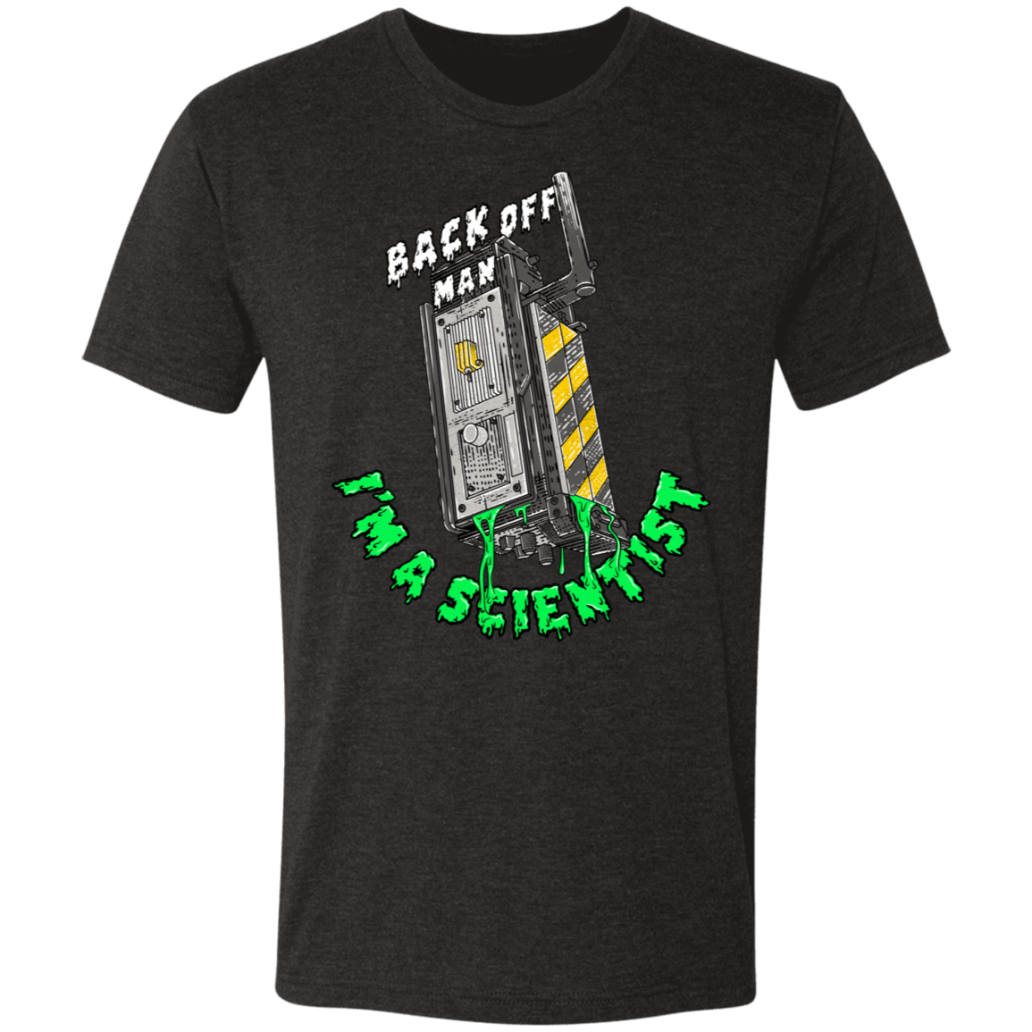 T-Shirts Vintage Black / S Back Off Man Men's Triblend T-Shirt