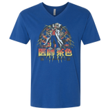 T-Shirts Royal / X-Small Back to Japan Men's Premium V-Neck