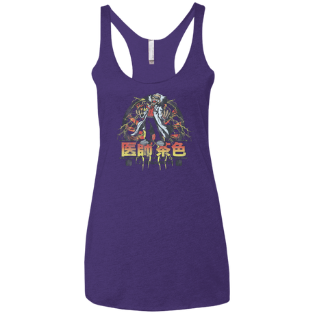 T-Shirts Purple / X-Small Back to Japan Women's Triblend Racerback Tank