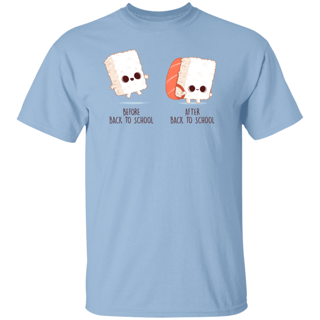 T-Shirts Light Blue / S Back To School Sushi T-Shirt