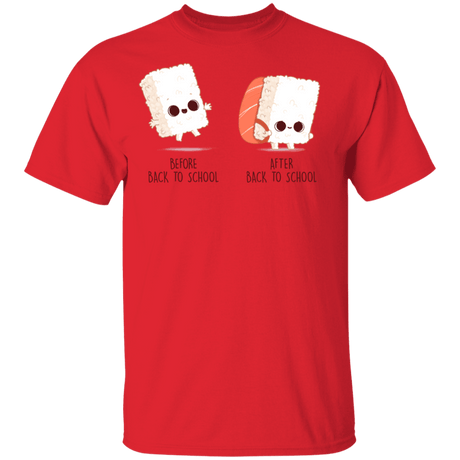 T-Shirts Red / YXS Back To School Sushi Youth T-Shirt