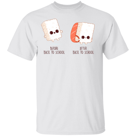 T-Shirts White / YXS Back To School Sushi Youth T-Shirt