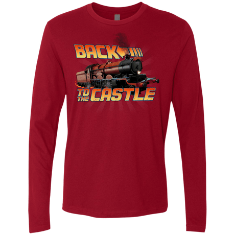 T-Shirts Cardinal / Small Back to the Castle Men's Premium Long Sleeve