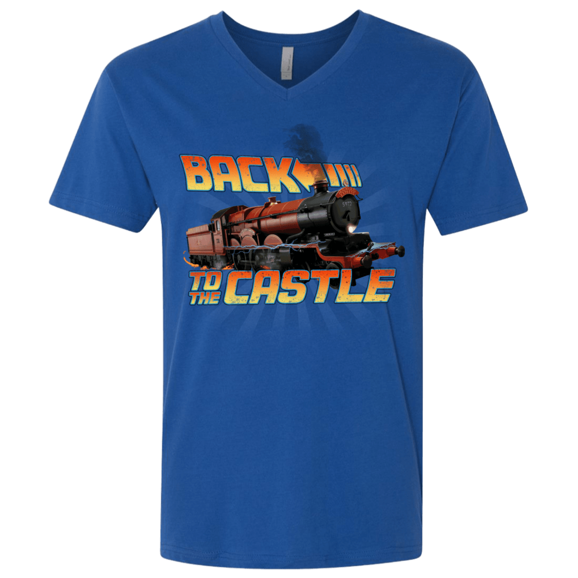 T-Shirts Royal / X-Small Back to the Castle Men's Premium V-Neck