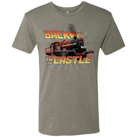 T-Shirts Venetian Grey / Small Back to the Castle Men's Triblend T-Shirt