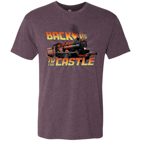 T-Shirts Vintage Purple / Small Back to the Castle Men's Triblend T-Shirt