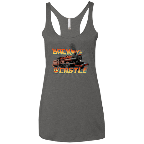 T-Shirts Premium Heather / X-Small Back to the Castle Women's Triblend Racerback Tank