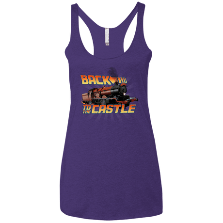 T-Shirts Purple / X-Small Back to the Castle Women's Triblend Racerback Tank