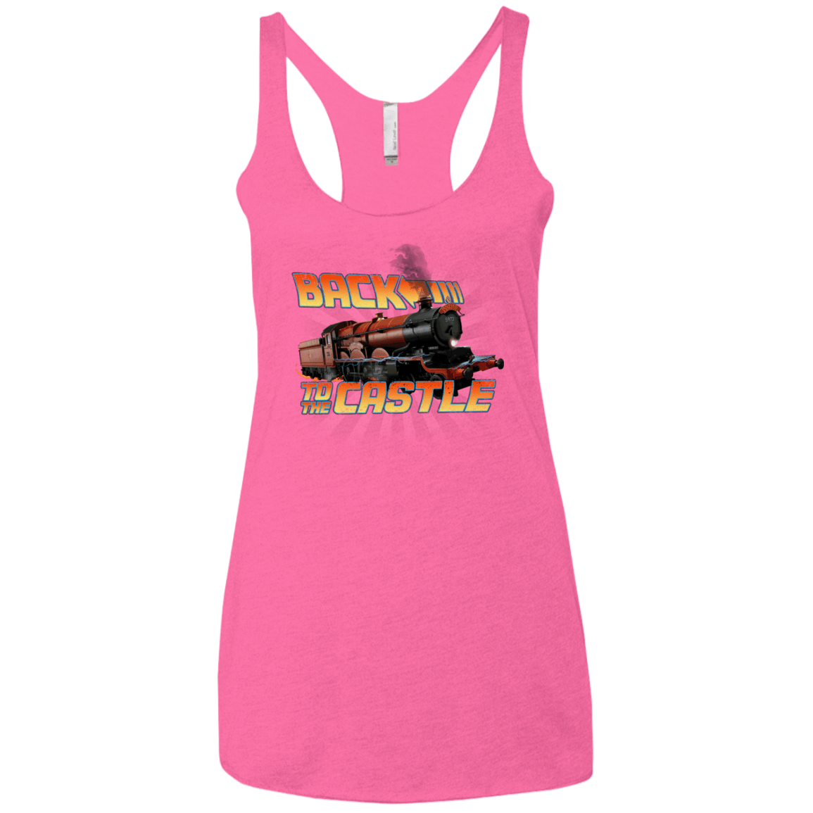 T-Shirts Vintage Pink / X-Small Back to the Castle Women's Triblend Racerback Tank