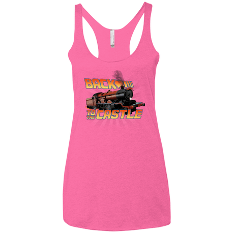 T-Shirts Vintage Pink / X-Small Back to the Castle Women's Triblend Racerback Tank