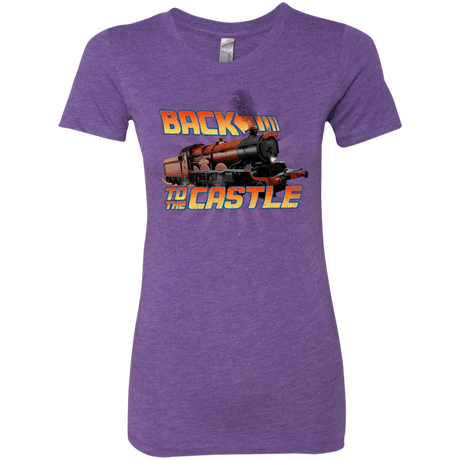 T-Shirts Purple Rush / Small Back to the Castle Women's Triblend T-Shirt